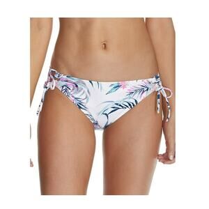 NWT Raisins WHITE MULTI' Paraiso Side-Tie Bikini Bottom Large